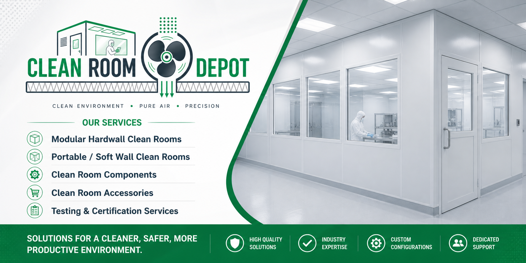 Clean Room Depot - Solutions for a cleaner, safer, more productive environment